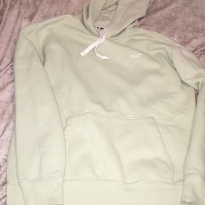 Light green hollister hoodie